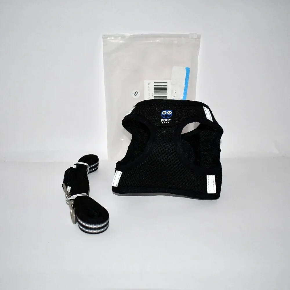 Balaynor cat harness and Leash Set for Cats in Black Size: SMALL NEW